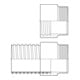 Norres aufschraubbarer Gewindestutzen für AIRDUC® 350, 351, 355, 533, 341, 345 Ø 125mm