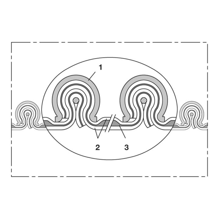 Norres Hochtemperaturschlauch hitzebeständig (+1100°C) Ø: 275mm L: 3m CP HiTex 483