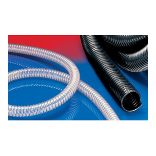 Norres Hochtemperaturschlauch schwer (+125°C) AIRDUC® PUR 355 HT transparent
