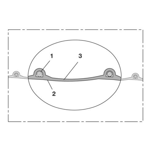 Norres Lebensmittelschlauch leicht, abriebf. Ø 75mm L: 5m PROTAPE® PUR 330 FOOD