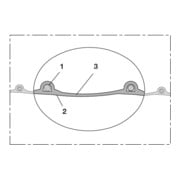 Norres Lebensmittelschlauch leicht, abriebf. Ø 200mm L: 5m PROTAPE® PUR 330 FOOD-3
