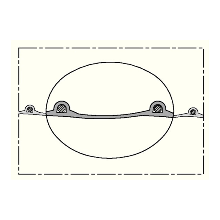 Norres Lebensmittelschlauch leicht, abriebf. Ø 32mm L: 5m PROTAPE® PUR 330 FOOD
