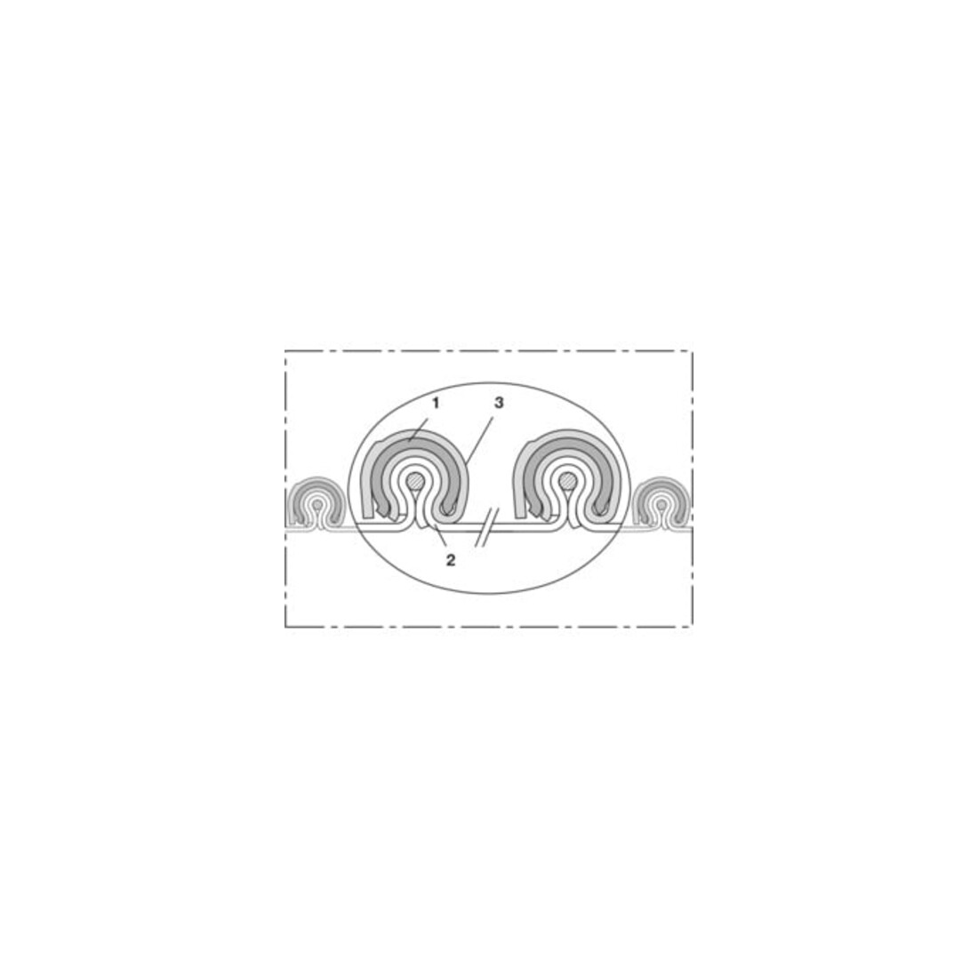 Norres Lebensmittelschlauch mittelschwer Ø 200mm L: 5m AIRDUC® PUR 351 FOOD
