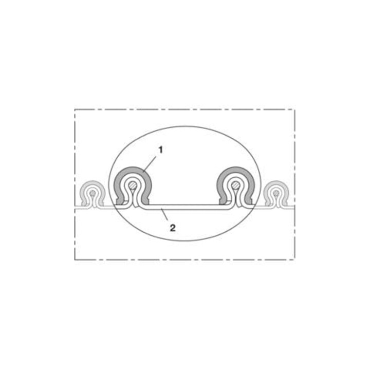 Norres Lebensmittelschlauch schwer Ø 125mm L: 10m AIRDUC® PUR 355 FOOD