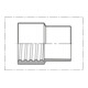 Norres Muffe CONNECT 227 f.Innen-D.38mm f.grau-3