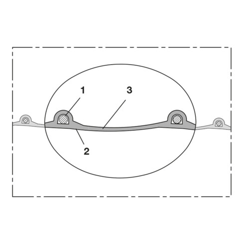 Norres PROTAPE® Tuyau d'aspiration/soufflage PVC310 90 mm 10 m