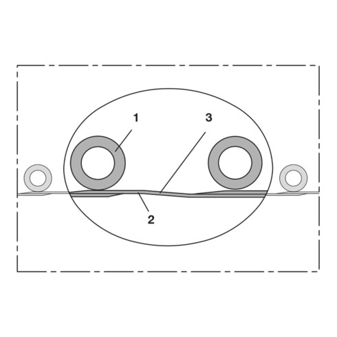 Norres PROTAPE® Tuyau d'évacuation TPE 326 Memory 127 mm x 10 m