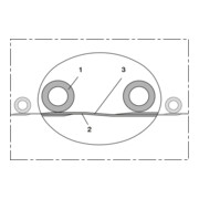 Norres PROTAPE® Tuyau d'évacuation TPE 326 Memory 127 mm x 10 m