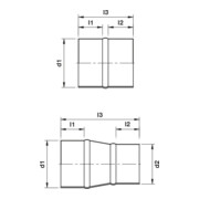 Norres Schlauchverbinder/ -reduzierung Connect 270