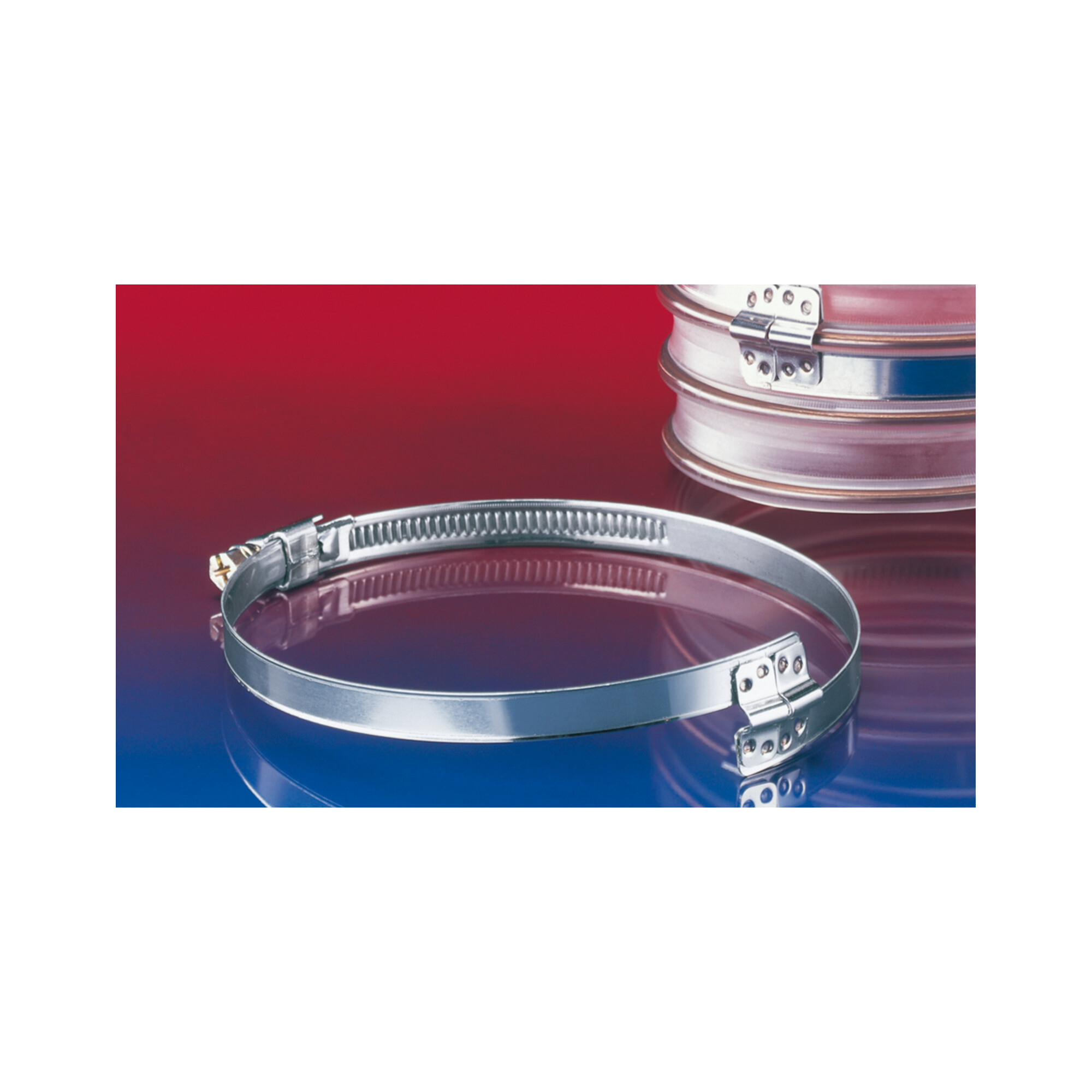Norres Spiralschelle CLAMP 212 zur Befestigung von außen gewellten Spiralschläuchen Ø 345-365mm