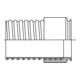 NORRES TRI-Clamp Kuppl.CONNECT 245 FOOD pour tuyau 356