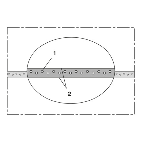 Norres Tuyau flexible NORFLEX® SIL 448 platine 19 mm