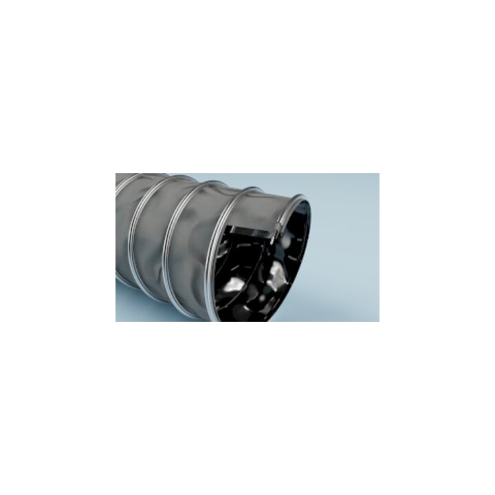 Norres Warmluftschlauch elektr. Leitfähig Ø: 215mm L: 3m CP PTFE/GLASS-INOX 471 EC