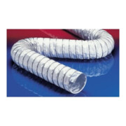 Norres Warmluftschlauch hitzebest. (+270°C) Ø 140mm L: 6m CP PTFE/GLASS-INOX 471-1