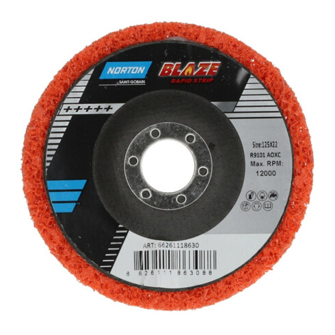 Norton Disque abrasif - Blaze Rapid Strip - 125x22