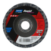 Norton Disque abrasif Rapid avec support Blend Nex - 125x12x22 Fin