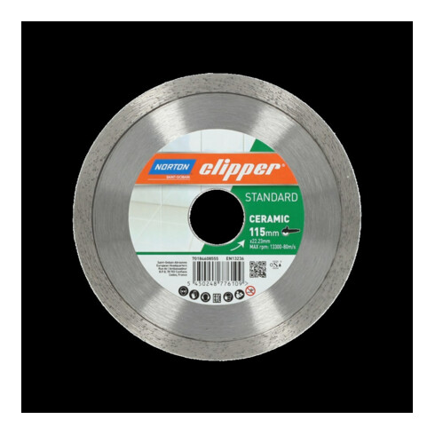 Norton Disque diamant Standard Céramique, diamètre 115