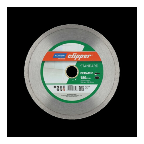 Norton Disque diamant Standard Céramique, diamètre 180