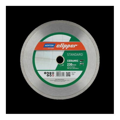 Norton Disque diamant Standard Céramique, diamètre 230