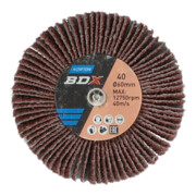 Norton Fächerschleifer mit Schaft -BDX R207- 60x30x6mm SK(C) P40