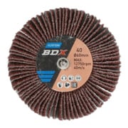 Norton Fächerschleifer mit Schaft -BDX R207- 60x30x6mm SK(C) P40-1