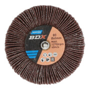 Norton Fächerschleifer mit Schaft -BDX R207- 60x30x6mm SK(C) P80