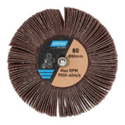 Norton Meule à lamelles avec tige -BDX R207- 80x30x6mm SK(C) P80
