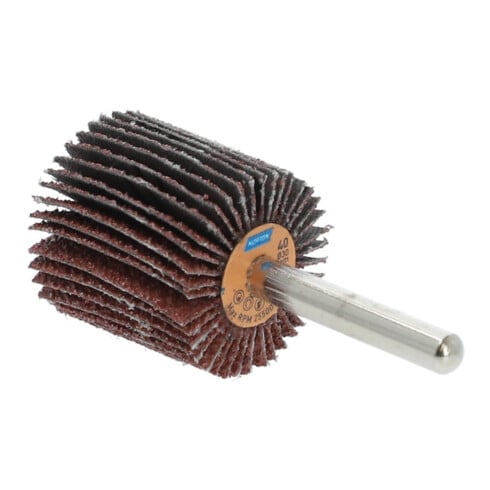 Norton Meule à lamelles avec tige R207Plus 30x30x6 P40