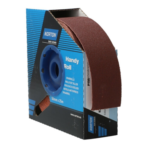 Norton Rouleau abrasif R222 50mmx25m P100