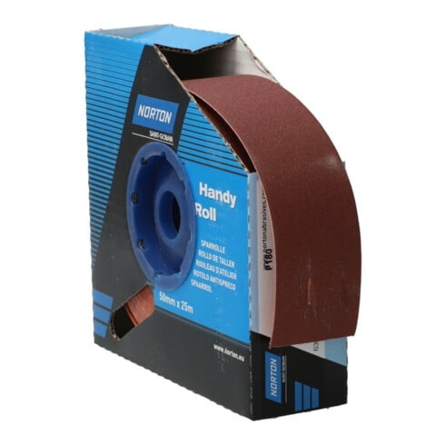 Norton Rouleau abrasif R222 50mmx25m P180