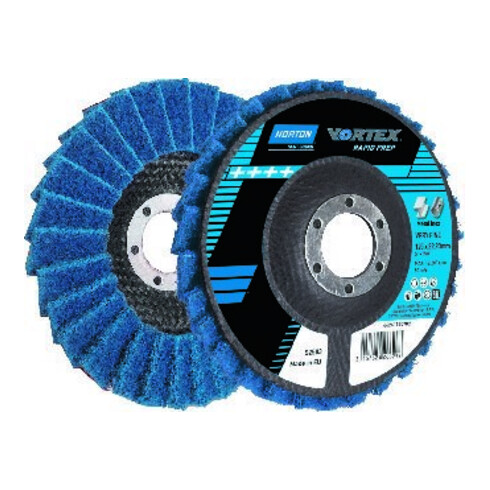 Norton Vlies-Fächerscheibe VTX Rapid Prep Low Flex-125 Sehr Fein