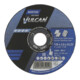Norton VULCAN Disque de découpe métal inox droit 125x2,5x22,2-1