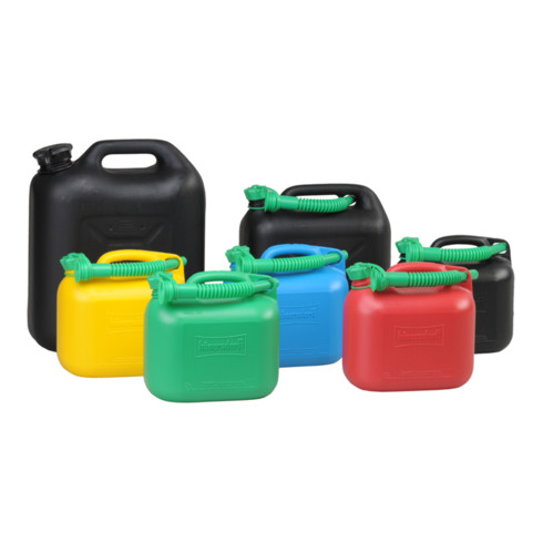 Nourrices à carburant CLASSIC 10 L, PE-HD noir, qualité particulièrement élevée