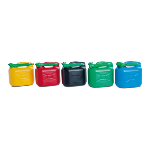 Nourrices à carburant CLASSIC 5 L, PE-HD noir, qualité particulièrement élevée