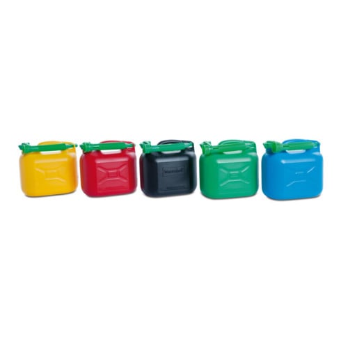 Nourrices à carburant CLASSIC 5 L, PE-HD noir, qualité particulièrement élevée