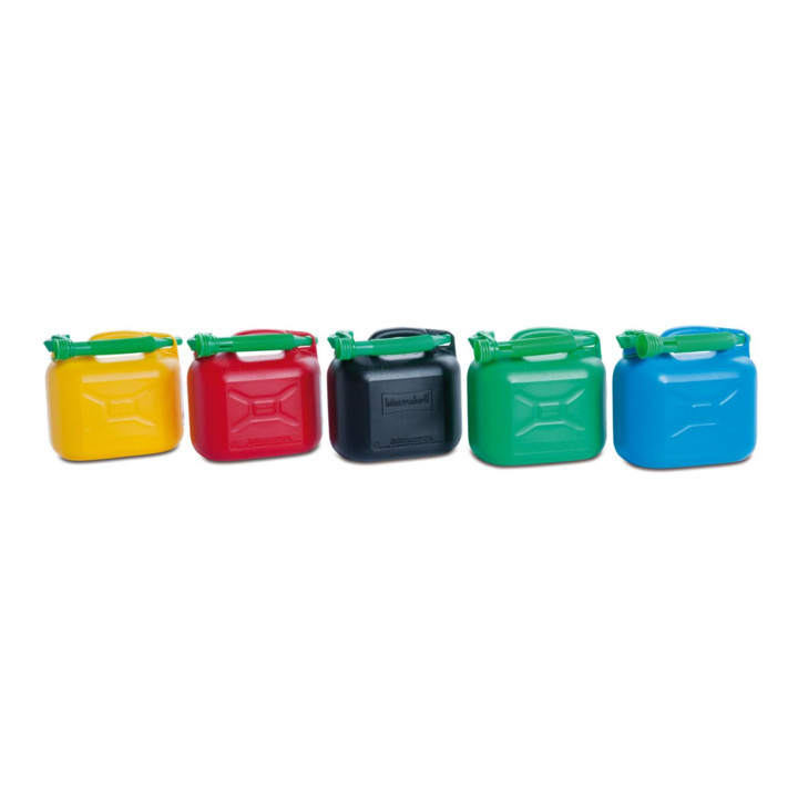 Nourrices à carburant CLASSIC 5 L, PE-HD noir, qualité particulièrement élevée