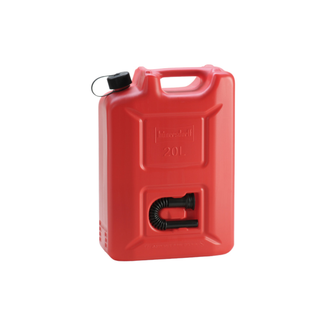 Nourrices à carburant PROFI (NU) 20 L rouge, homologation NU, PE-HD, accessoire noir