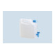 Nourrices à eau ECO 12 L avec robinet, PE-HD naturel, robinet de vidange fixement monté (bleu)-1