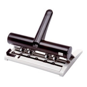 NOVUS Locher B430 025-0470 4fach 30Bl. Metall anthrazit/lichtgrau-1