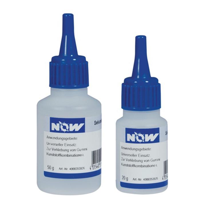 NOW Sek+enkleber 20g Flasche für Maschinenbau