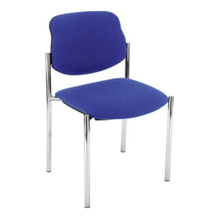 Nowy Styl Chaise visiteur STYL 4L chromée bleue