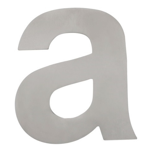 Numéro de maison Lettre a VA ma 100mm B.90mm