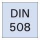 Nutenstein D508 M6x 8 mm FOR