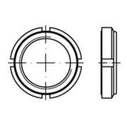 ART 88081 Nutmutter mit Klemmteil Feingewinde, Stahl, galvanisch verzinkt