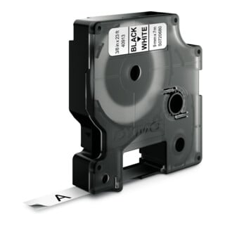 NWL D1 Ruban d'étiquettes 9 mm/7 m noir sur blanc 40913