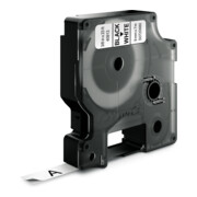 NWL D1 Ruban d'étiquettes 9 mm/7 m noir sur blanc 40913-1