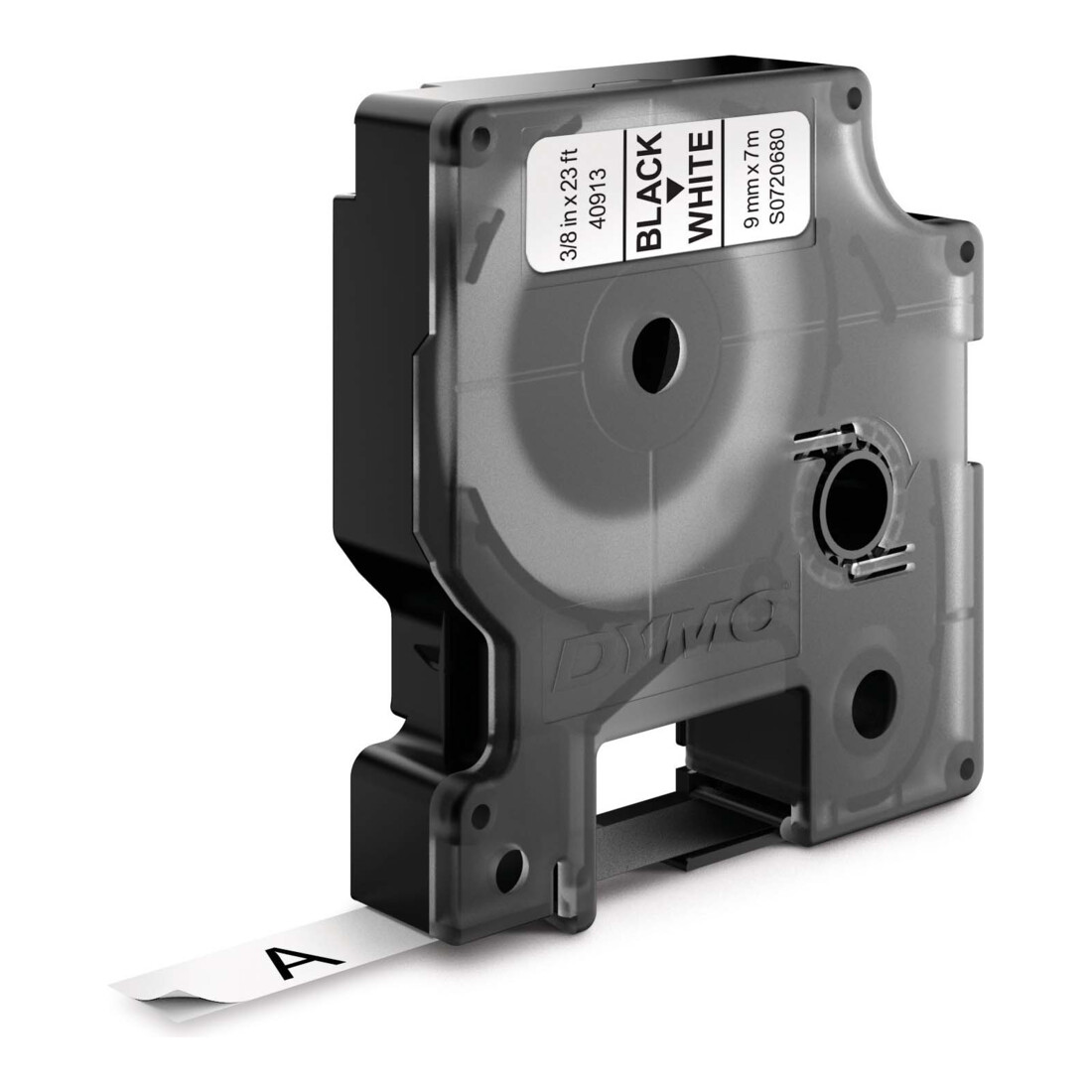 NWL D1 Ruban d'étiquettes 9 mm/7 m noir sur blanc 40913