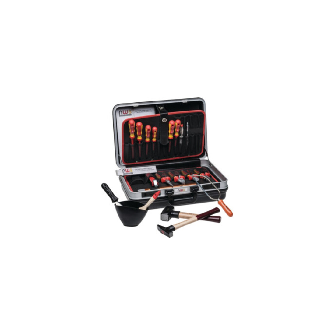 NWS Valigetta portautensili per montaggio e formazione Basic, 23pz.
