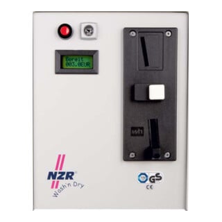 NZR Compteur de pièces avec protection de porte et porte ZMZ0215WashnDry1Euro