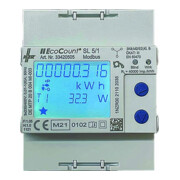 NZR Compteur électrique rail DIN 5//1A Modbus, MID EcoCount SL, 33420505-1